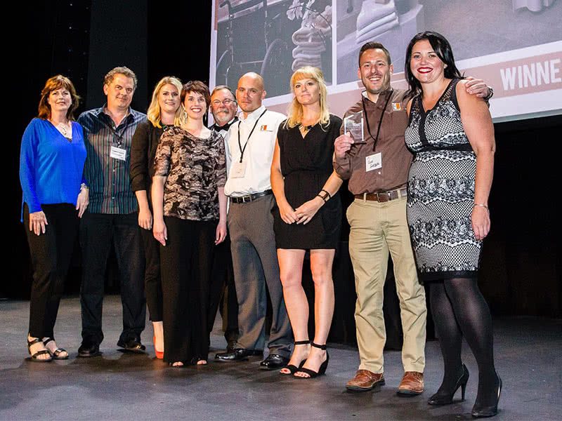 Mountainwood Homes achieving an award