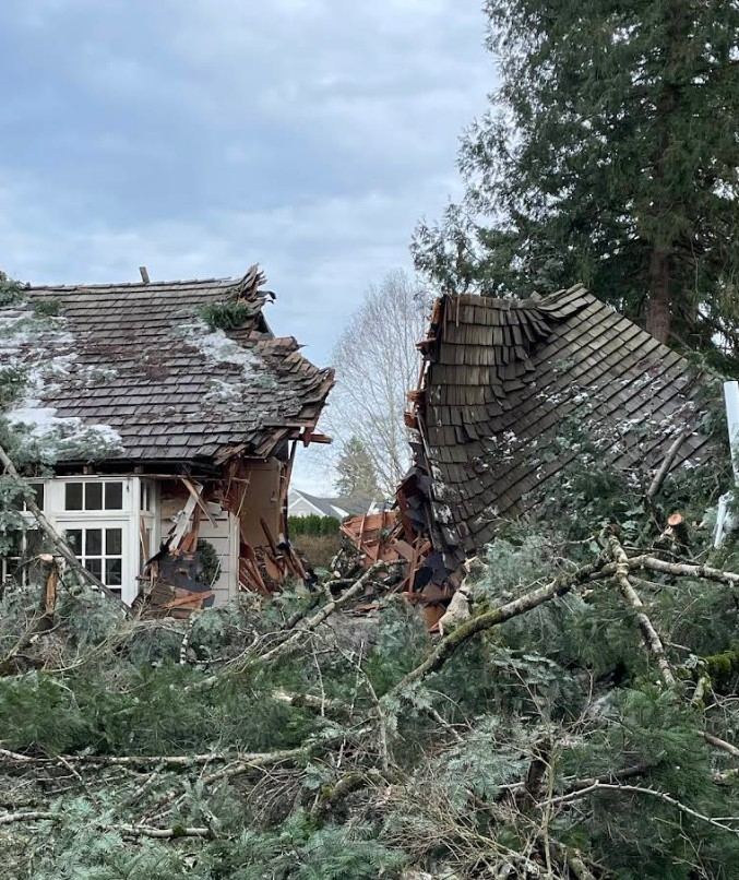 repair after storm damage before